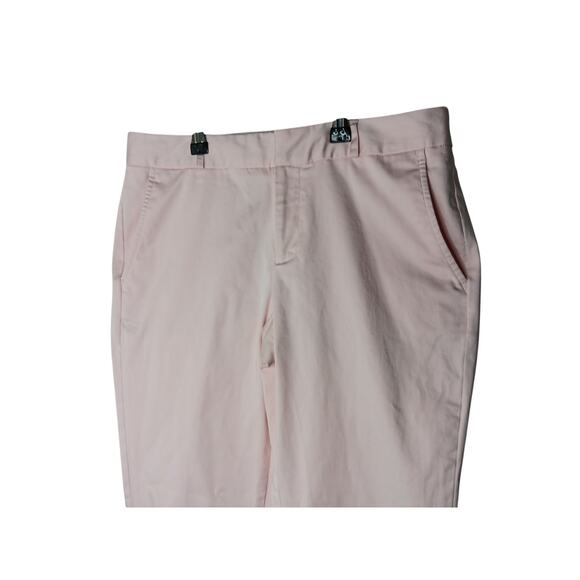 Banana Republic Reegan Pants 4P Petite Light Pink Stretch Cotton Chino Slim Fit - Picture 4 of 15